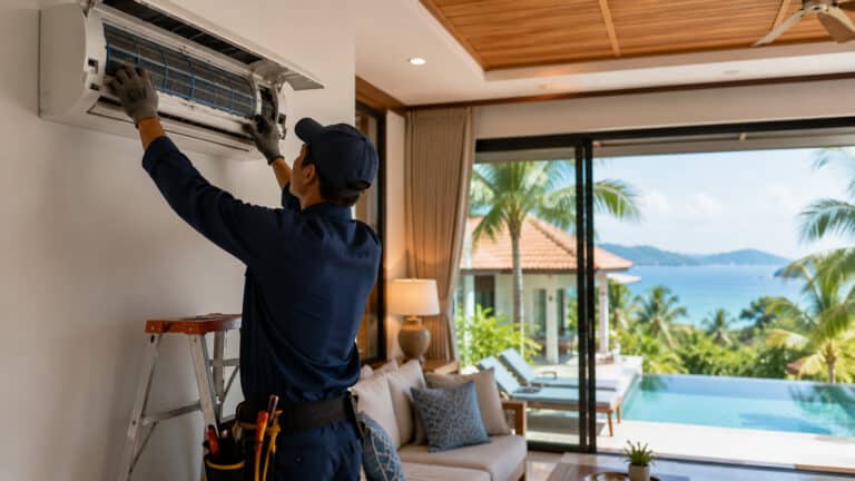 Common Air Conditioning Problems in Phuket Villas: Causes & Solutions